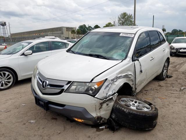 2HNYD28368H526927 - 2008 ACURA MDX TECHNOLOGY  photo 2
