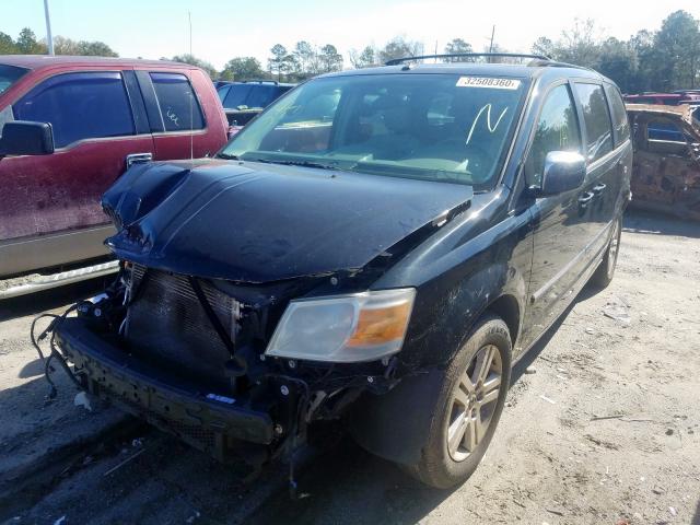 2D8HN54X08R697245 - 2008 DODGE GRAND CARAVAN SXT  photo 2