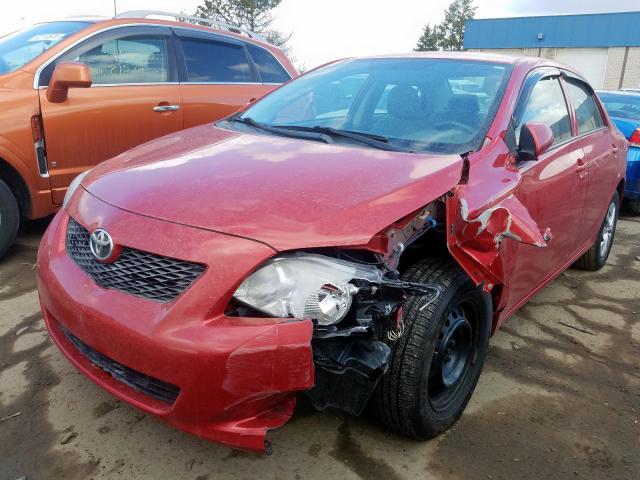 2T1BU4EE7AC200549 - 2010 TOYOTA COROLLA BASE  photo 2