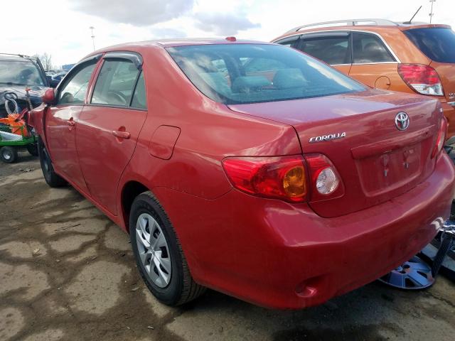 2T1BU4EE7AC200549 - 2010 TOYOTA COROLLA BASE  photo 3