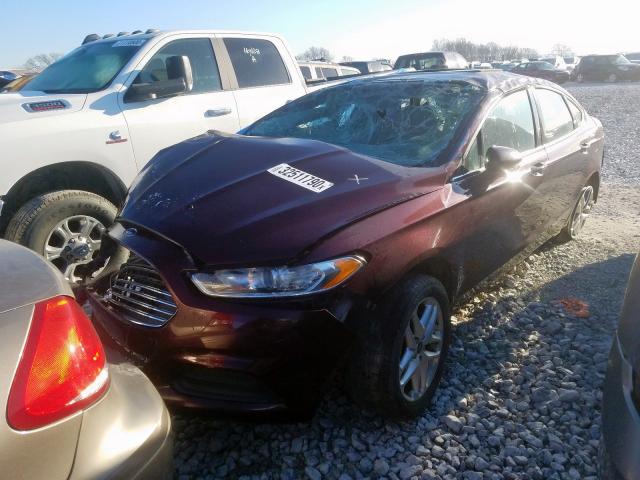 3FA6P0H77DR274783 - 2013 FORD FUSION SE  photo 2