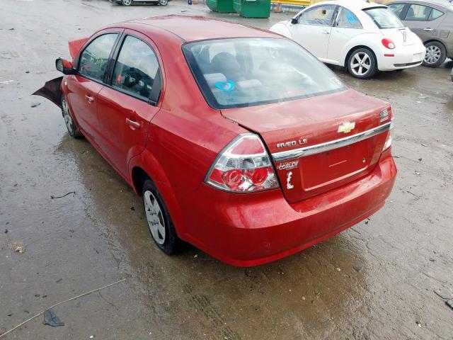 KL1TD56698B149072 - 2008 CHEVROLET AVEO BASE  photo 3