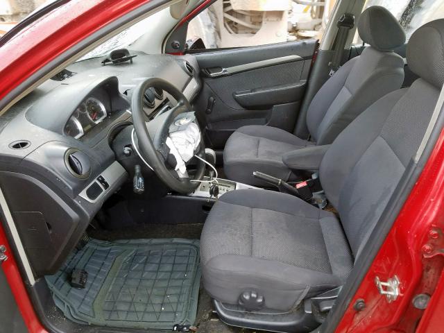KL1TD56698B149072 - 2008 CHEVROLET AVEO BASE  photo 5