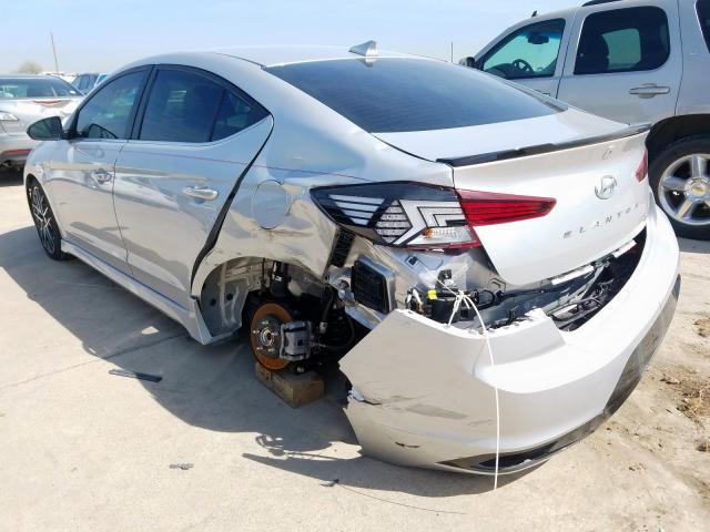 KMHD04LBXKU841370 - 2019 HYUNDAI ELANTRA SPORT  photo 3