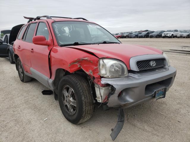 KM8SC73E64U828659 - 2004 HYUNDAI SANTA FE GLS RED photo 1