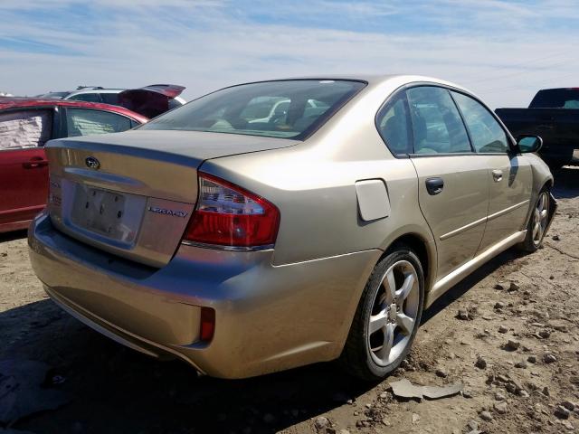 4S3BL616387210388 - 2008 SUBARU LEGACY 2.5I  photo 4