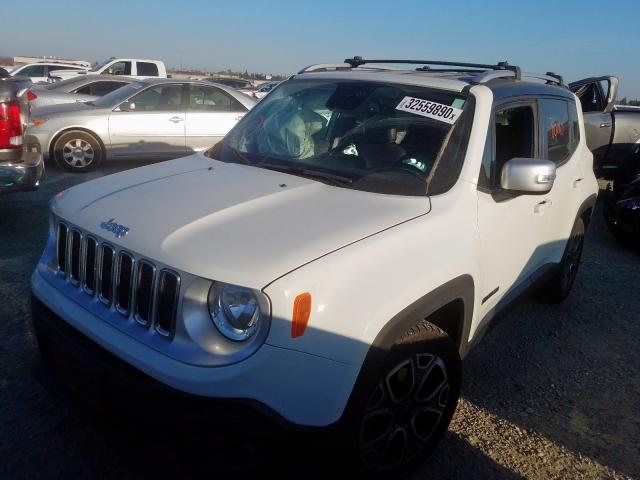 ZACCJADT4GPC92549 - 2016 JEEP RENEGADE LIMITED  photo 2