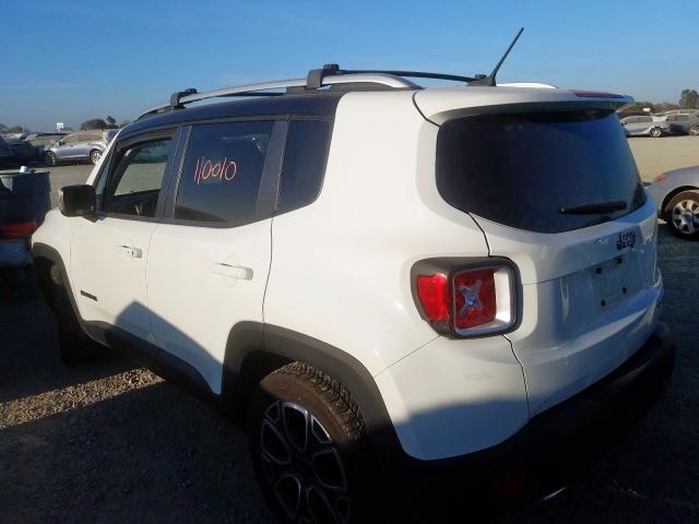 ZACCJADT4GPC92549 - 2016 JEEP RENEGADE LIMITED  photo 3