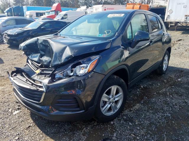 3GNCJNSB3KL241439 - 2019 CHEVROLET TRAX LS  photo 2