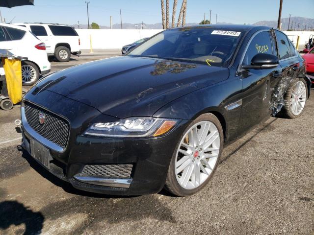 SAJBK4BV0HCY30461 - 2017 JAGUAR XF PRESTIGE BLACK photo 2