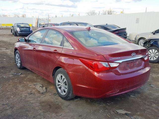 5NPEB4AC7CH453040 - 2012 HYUNDAI SONATA GLS  photo 3