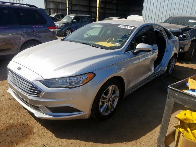 3FA6P0HD9JR154551 - 2018 FORD FUSION SE  photo 2