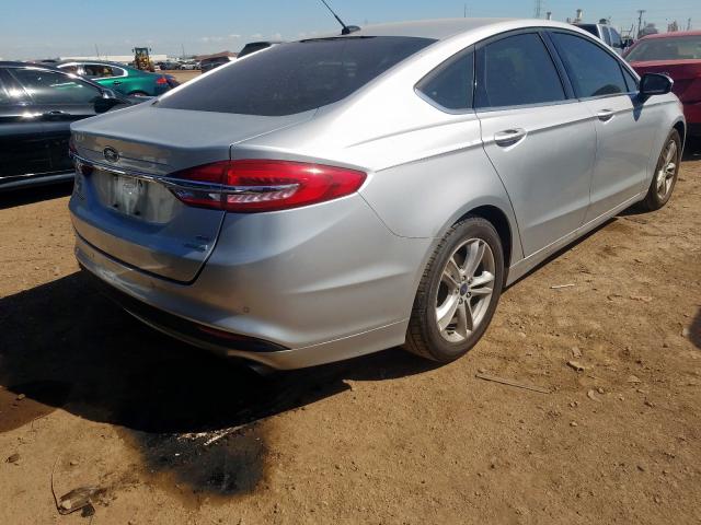 3FA6P0HD9JR154551 - 2018 FORD FUSION SE  photo 4