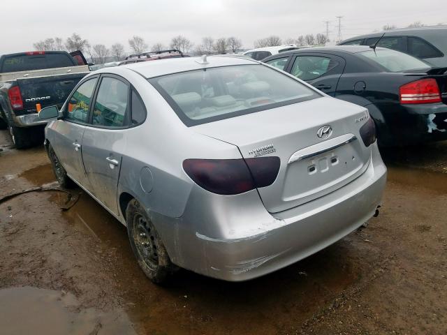 KMHDU4AD3AU920757 - 2010 HYUNDAI ELANTRA BLUE  photo 3