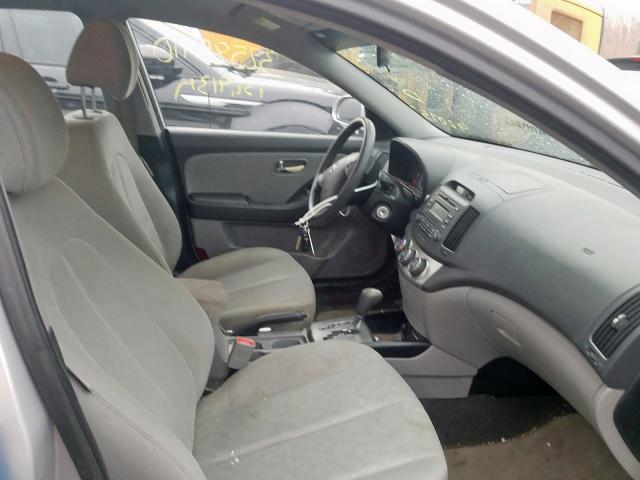 KMHDU4AD3AU920757 - 2010 HYUNDAI ELANTRA BLUE  photo 5