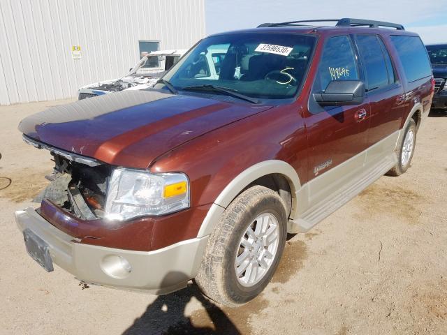 1FMFK17528LA32384 - 2008 FORD EXPEDITION EL EDDIE BAUER  photo 2