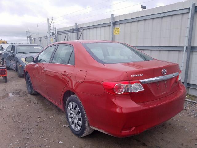 5YFBU4EE0DP086625 - 2013 TOYOTA COROLLA BASE  photo 3