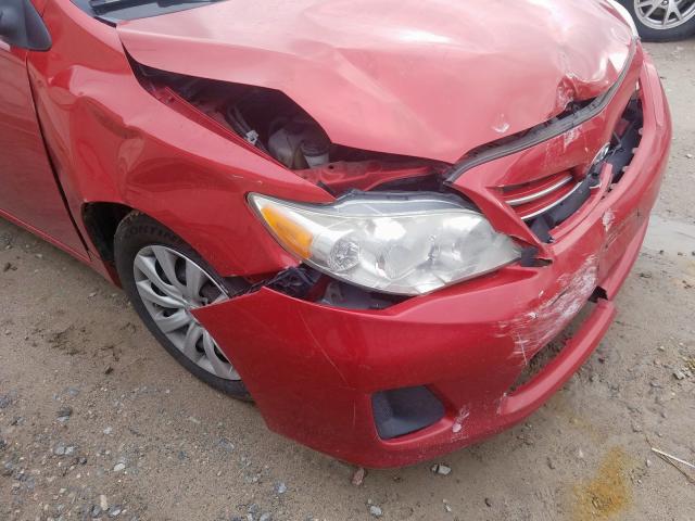 5YFBU4EE0DP086625 - 2013 TOYOTA COROLLA BASE  foto 9