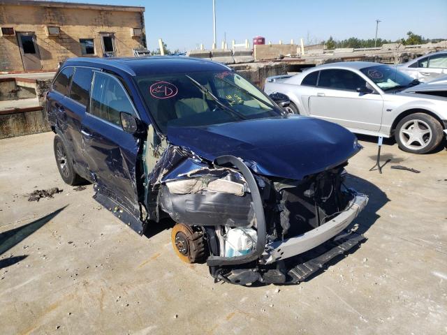 5TDJKRFHXGS318389 - 2016 TOYOTA HIGHLANDER XLE 蓝色 照片 1