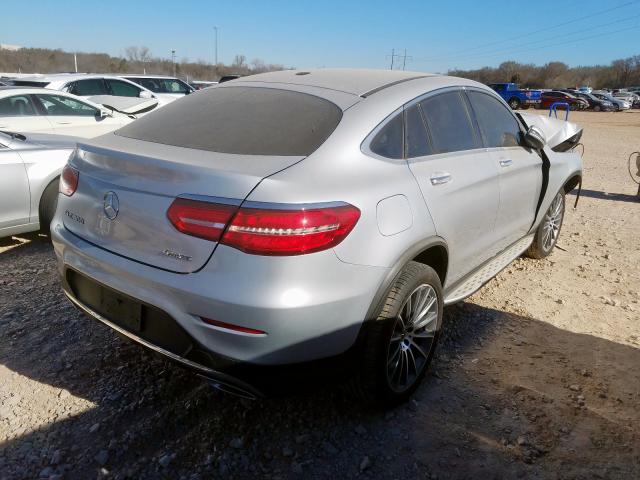 WDC0J4KB6KF518496 - 2019 MERCEDES-BENZ GLC COUPE 300 4MATIC  photo 4