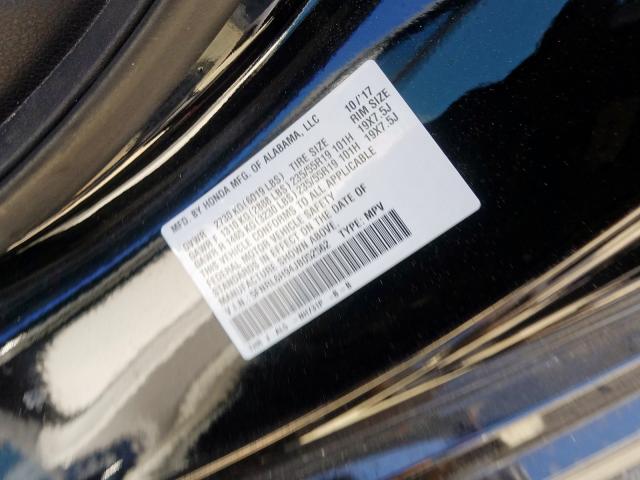 5FNRL6H94JB052562 - 2018 HONDA ODYSSEY ELITE  foto 10
