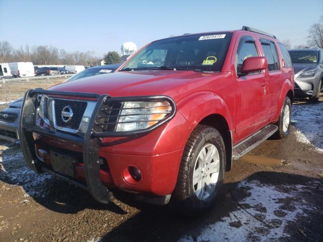 5N1AR18W35C710780 - 2005 NISSAN PATHFINDER LE BURGUNDY photo 2
