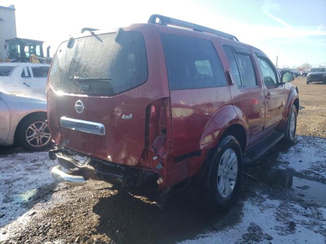 5N1AR18W35C710780 - 2005 NISSAN PATHFINDER LE BURGUNDY photo 4