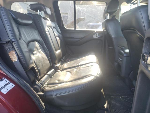 5N1AR18W35C710780 - 2005 NISSAN PATHFINDER LE BURGUNDY photo 6