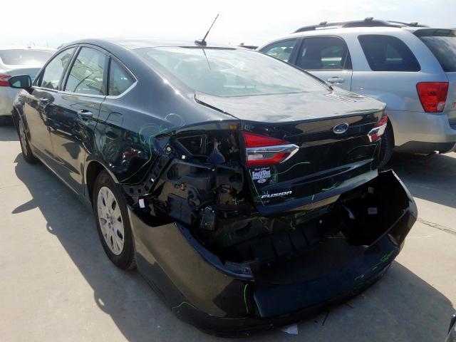 3FA6P0G78KR132795 - 2019 FORD FUSION S  photo 3