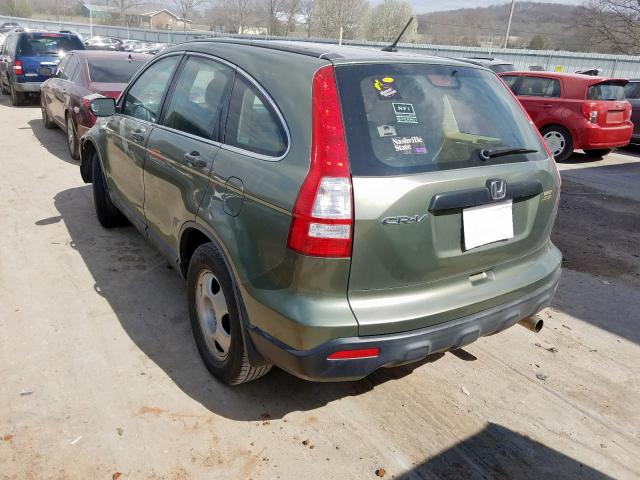 JHLRE38337C016584 - 2007 HONDA CR-V LX  photo 3