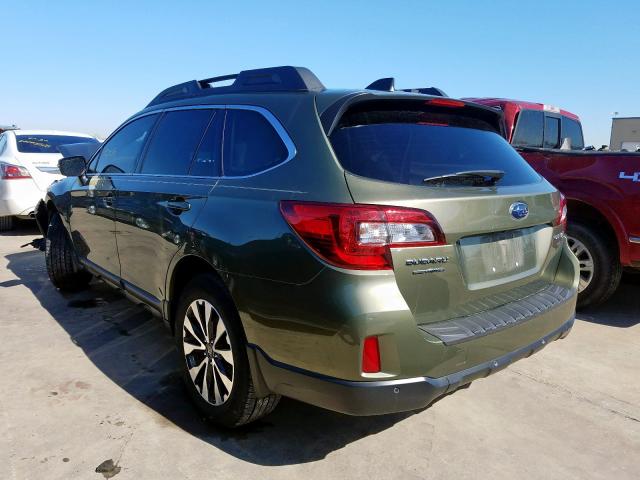 4S4BSENC7H3322109 - 2017 SUBARU OUTBACK 3.6R LIMITED  photo 3