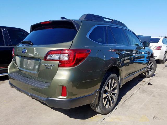 4S4BSENC7H3322109 - 2017 SUBARU OUTBACK 3.6R LIMITED  photo 4