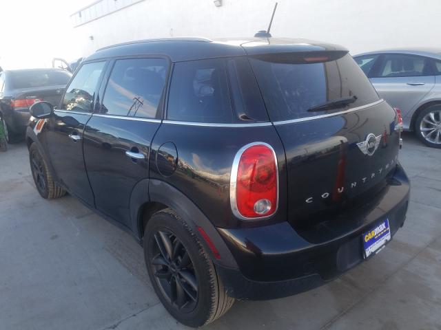 WMWZB3C51EWR40156 - 2014 MINI COOPER COUNTRYMAN BLACK photo 3