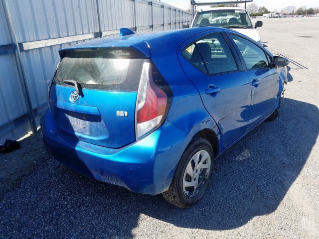 JTDKDTB39F1582186 - 2015 TOYOTA PRIUS C  photo 4