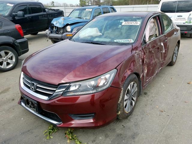 1HGCR2F33FA257349 - 2015 HONDA ACCORD LX  photo 2