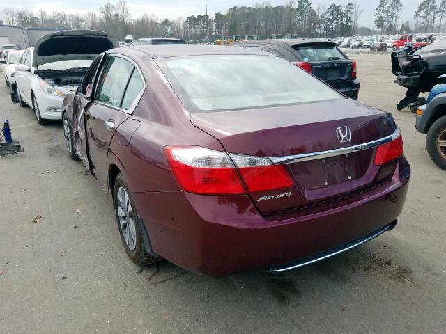 1HGCR2F33FA257349 - 2015 HONDA ACCORD LX  photo 3