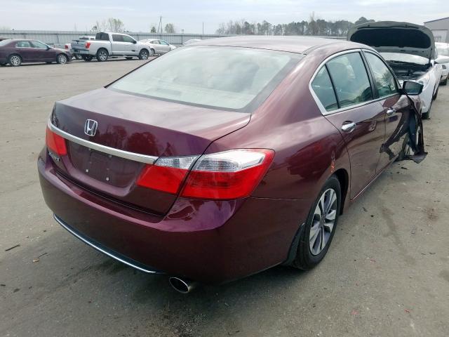 1HGCR2F33FA257349 - 2015 HONDA ACCORD LX  photo 4