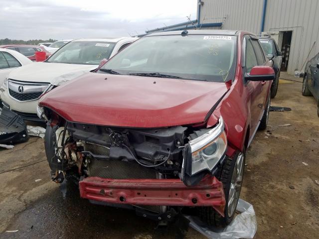 2FMDK3JCXDBB10074 - 2013 FORD EDGE SEL  photo 2