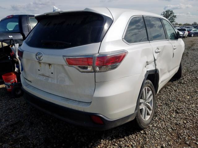 5TDZKRFH9GS143779 - 2016 TOYOTA HIGHLANDER LE  photo 4