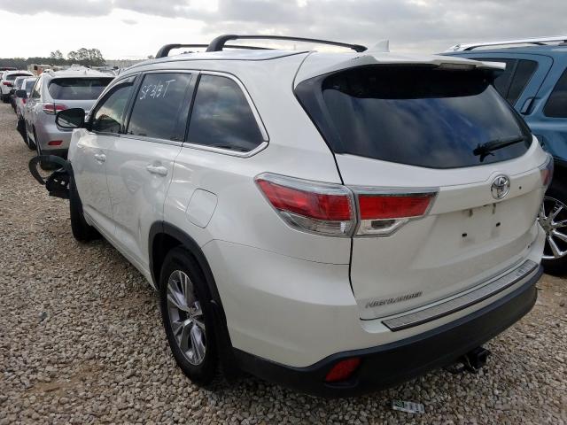 5TDKKRFH6FS074260 - 2015 TOYOTA HIGHLANDER XLE  photo 3