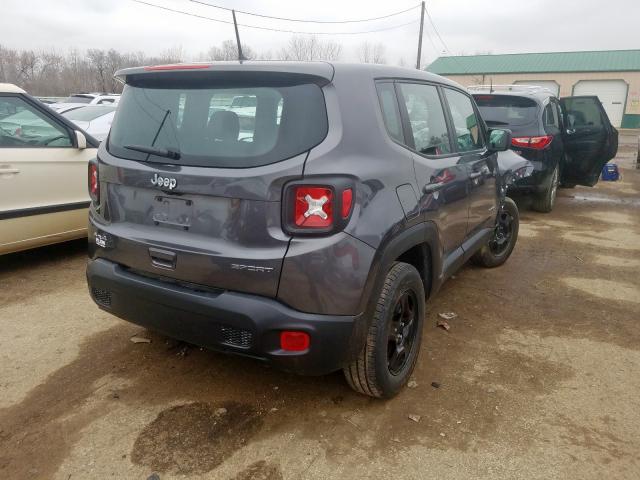 ZACNJBAB4KPK73581 - 2019 JEEP RENEGADE SPORT  լուսանկար 4