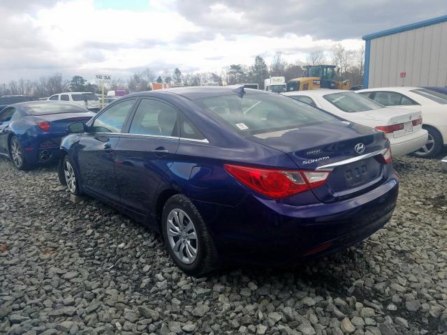 5NPEB4AC2CH482624 - 2012 HYUNDAI SONATA GLS  photo 3