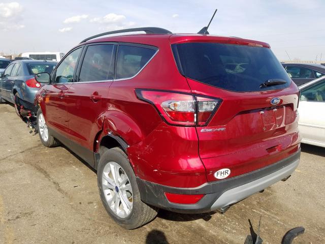 1FMCU9HDXJUB25333 - 2018 FORD ESCAPE SEL  photo 3