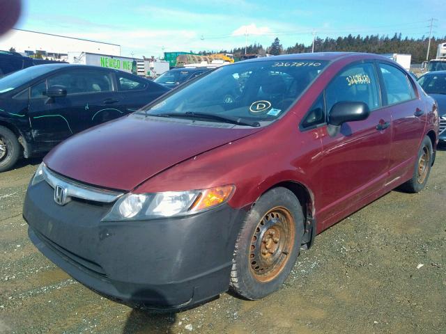 1HGFA16366L811731 - 2006 HONDA CIVIC DX VP  photo 2