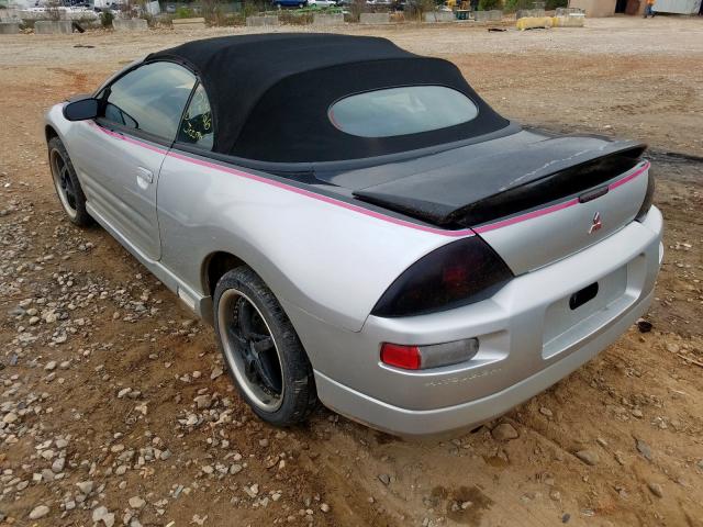 4A3AE85H11E133452 - 2001 MITSUBISHI ECLIPSE SPYDER GT  photo 3