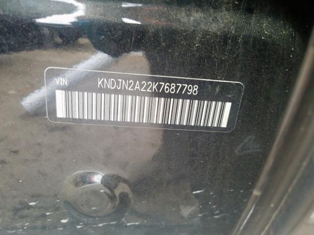 KNDJN2A22K7687798 - 2019 KIA SOUL  photo 10