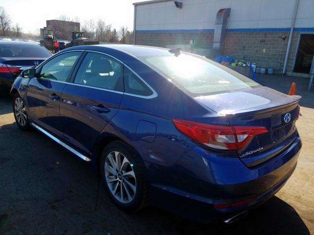 5NPE34AF1HH556856 - 2017 HYUNDAI SONATA SPORT  photo 3