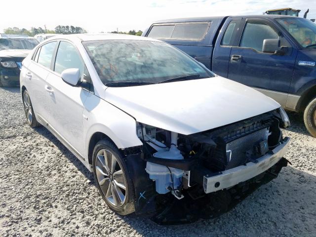 KMHC05LC2HU021433 - 2017 HYUNDAI IONIQ LIMITED WHITE photo 1