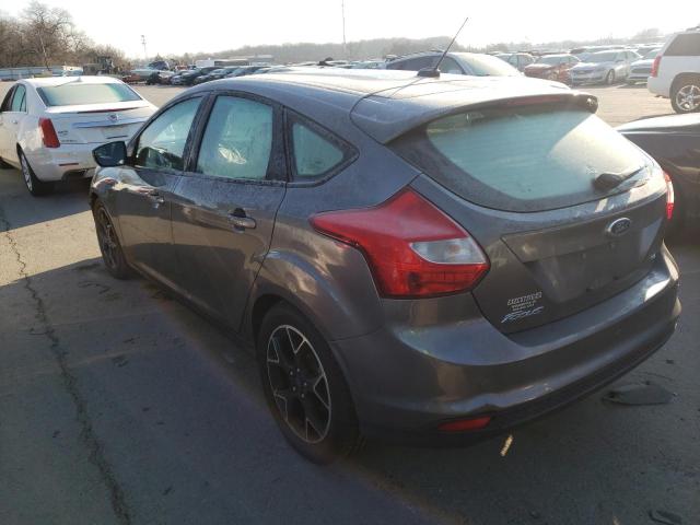 1FADP3K23EL338419 - 2014 FORD FOCUS SE GRAY photo 3