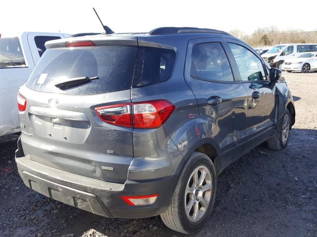 MAJ3P1TEXJC178266 - 2018 FORD ECOSPORT SE SILVER photo 4